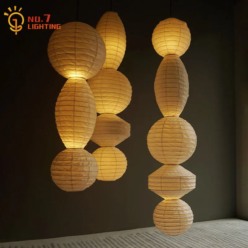 Lighting Decor Store - Wine--sabi-Lampe LED Suspendue Mabel en Papier