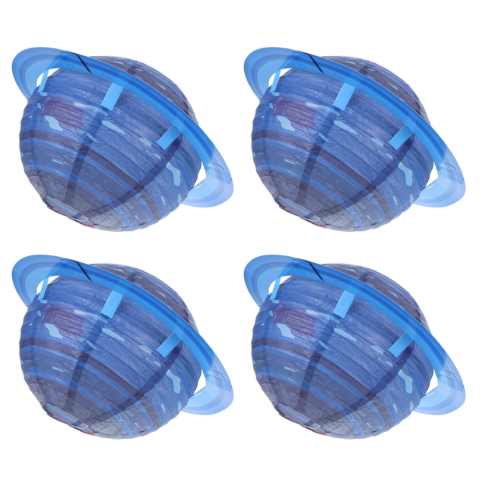 Lantern Paper Solar - 4 lanternes en papier en forme