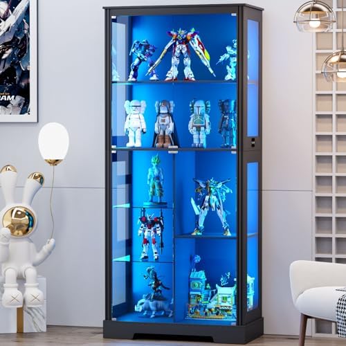 Lighting & Home Decor Studio Photos - Vitrine de 71'' avec 5 niveaux
