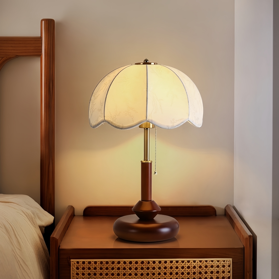 Lighting Decor For Home - Lampe de table vintage à abat-jour
