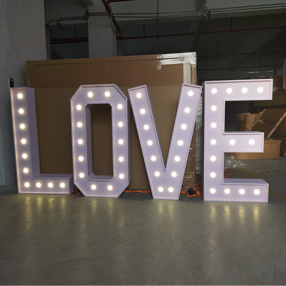 Light Up Letters Marquee - chapiteau éclairer lettre led numéros 4ft