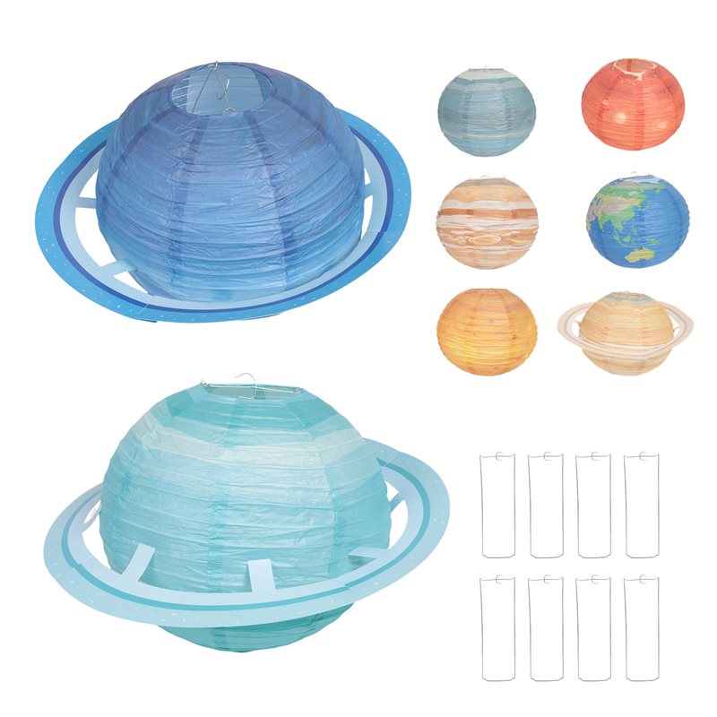 Lantern Paper Solar - A93Z 8 lanternes en papier sur