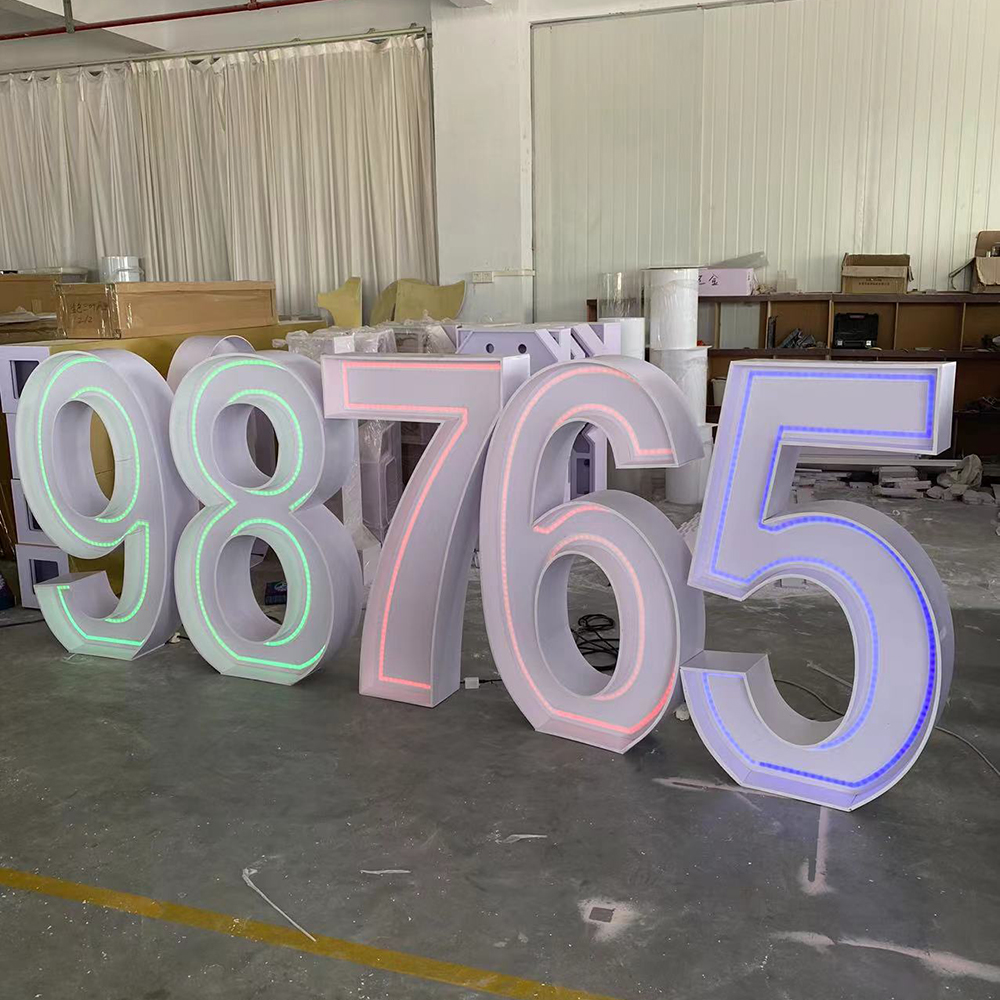 Light Up Letters Marquee - Lettres lumineuses géantes LED RGB de