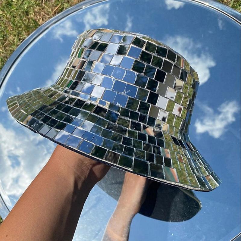 Disco Ball Mirror - Chapeaux de boule Chang unisexes, miroir