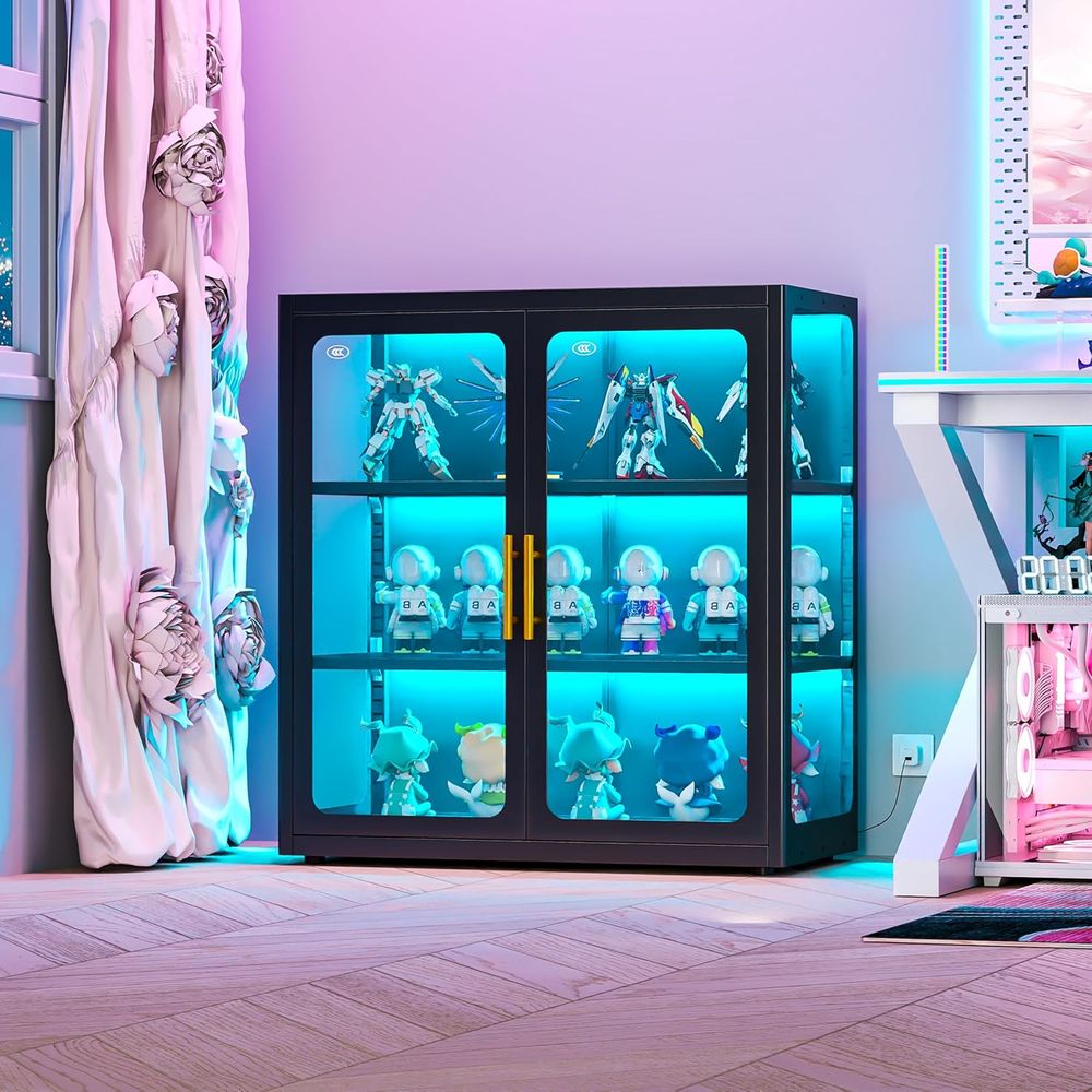 Lighting & Home Decor Studio Photos - Vitrine haute de 34 pouces avec