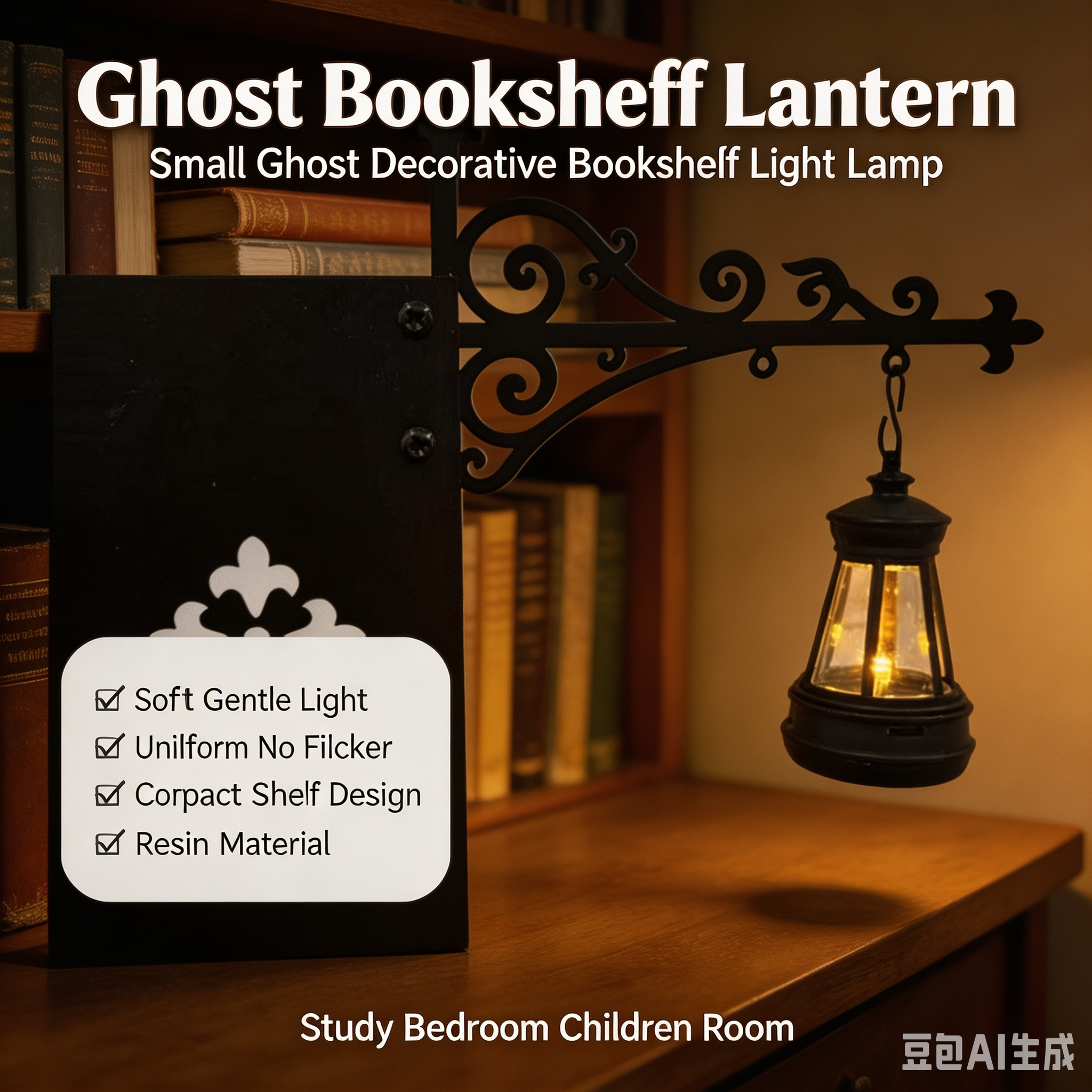 Lighting Decor For Home - Lampe de bibliothèque gothique rétro, lanterne