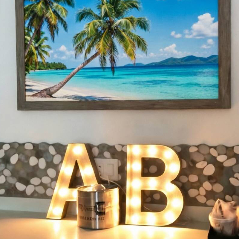Light Up Letters Marquee - Lettres lumineuses personnalisées | Décoration rustique