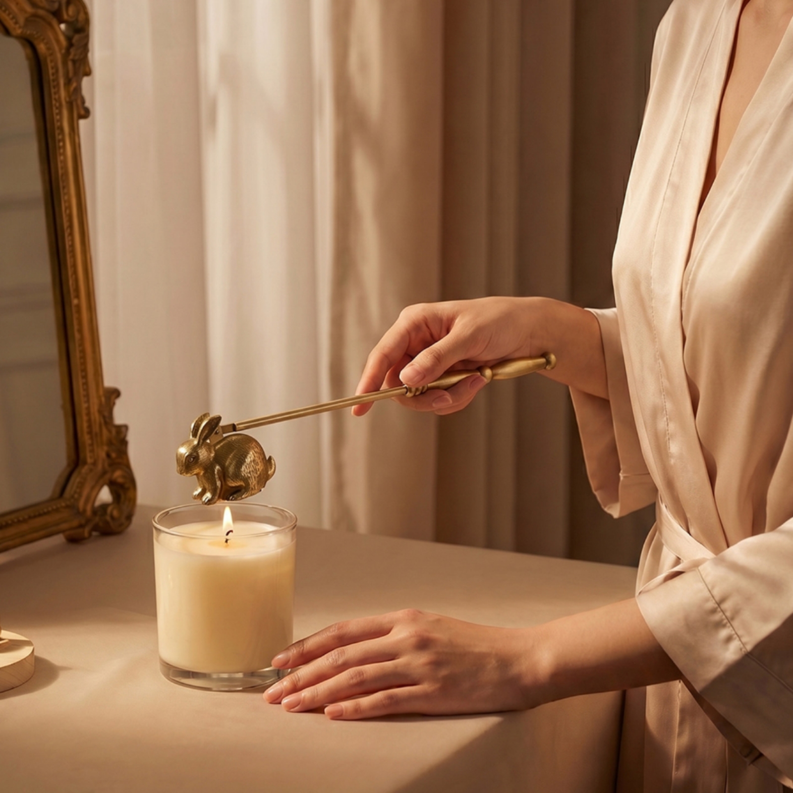Éteignoir à bougie en laiton a - Candle Holder Set avis et prix