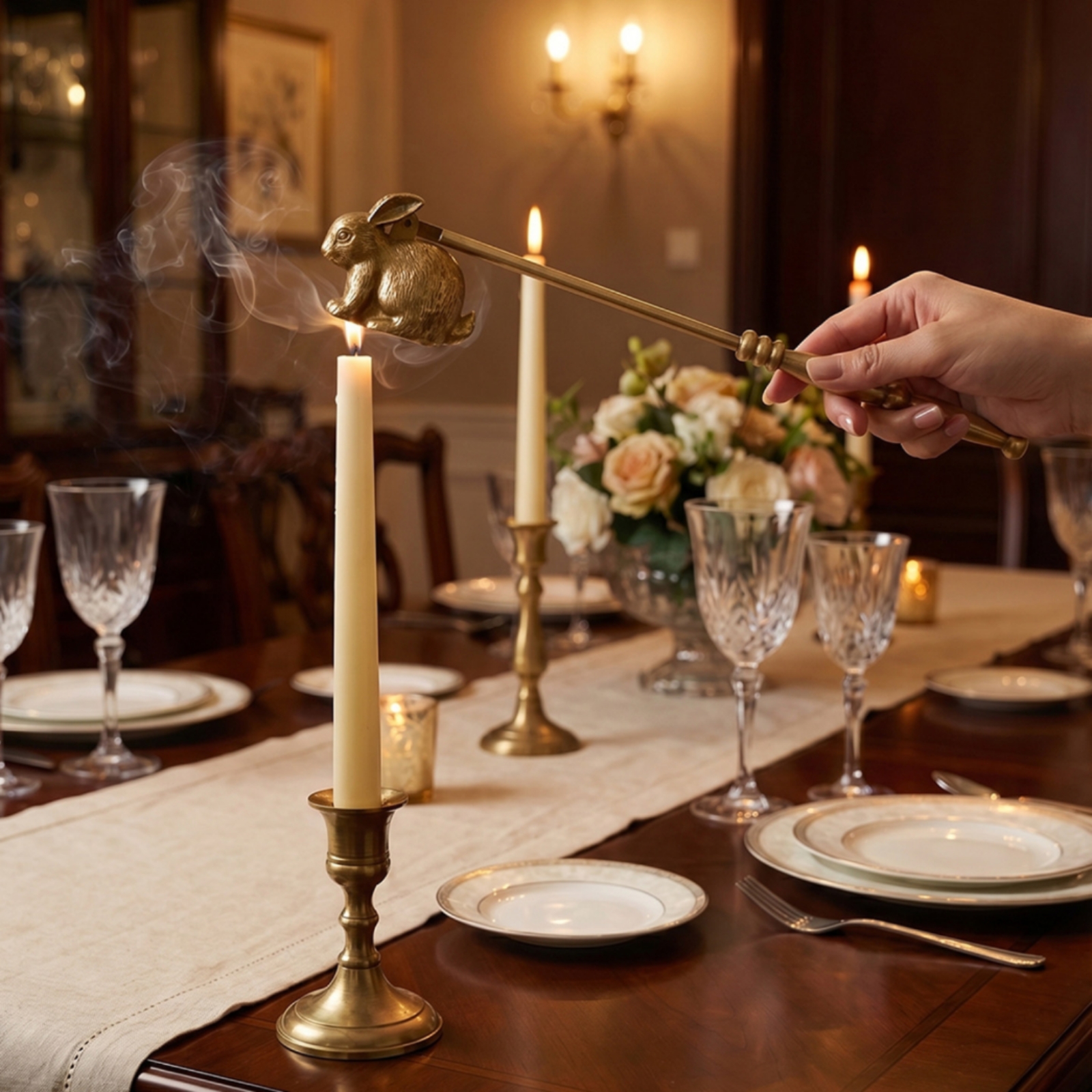 Éteignoir à bougie en laiton a - Candle Holder Set avis et prix