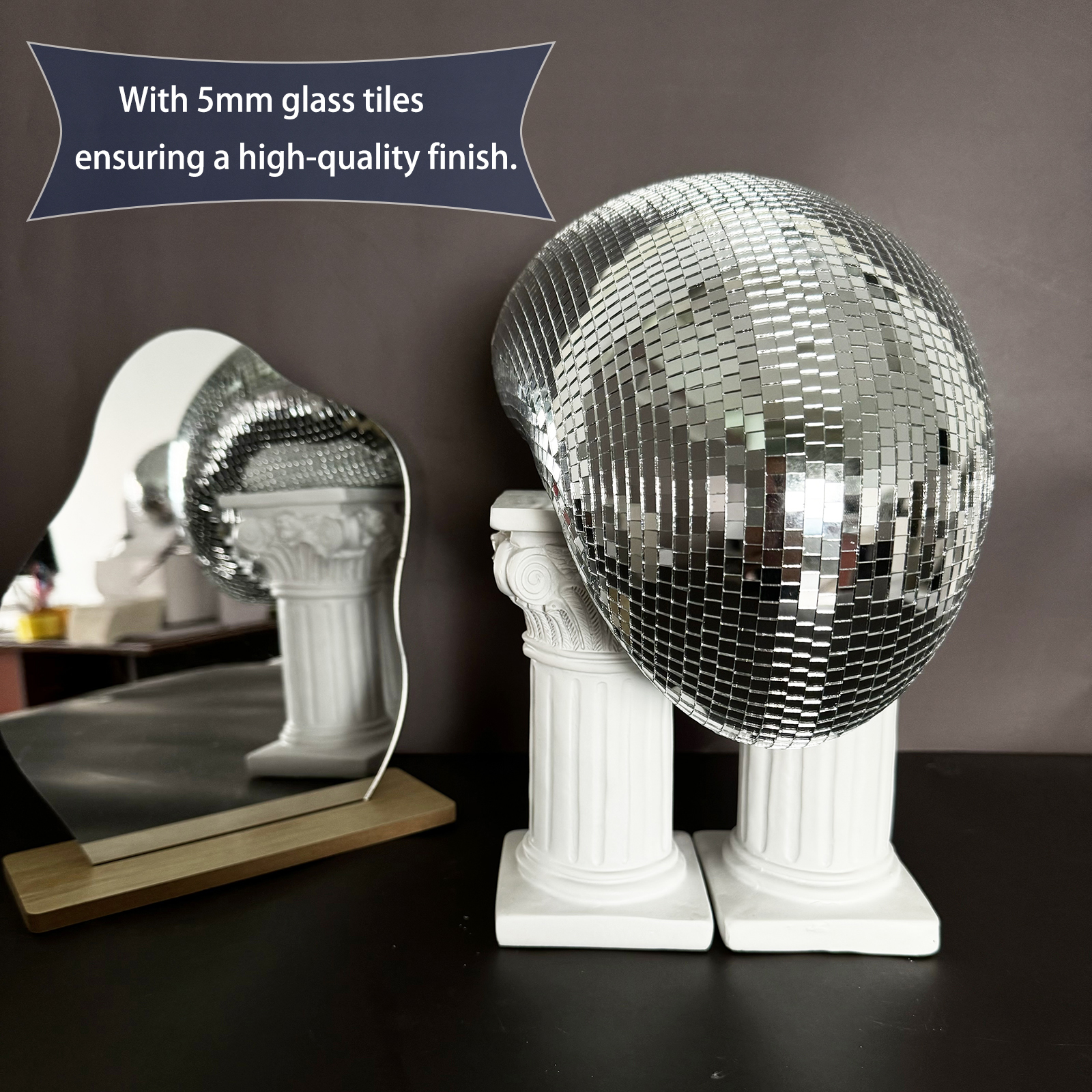 Boule Disco fondue 28cm, miroi - Disco Ball Mirror avis et prix