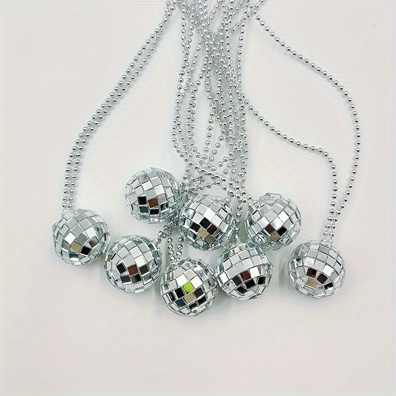 Lot de 5 mini-colliers boule d - Disco Ball Mirror avis et prix