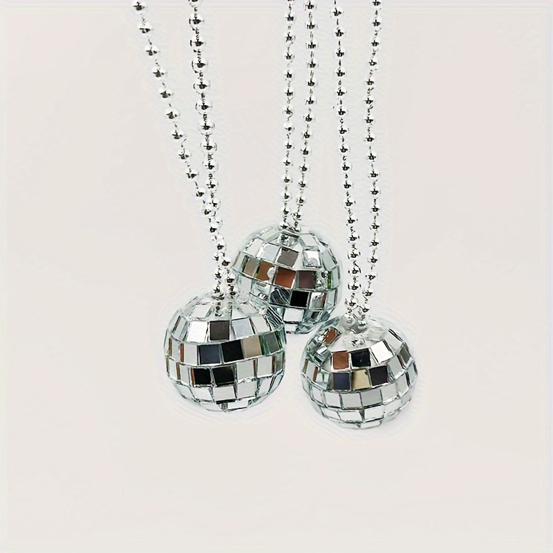 Lot de 5 mini-colliers boule d - Disco Ball Mirror avis et prix