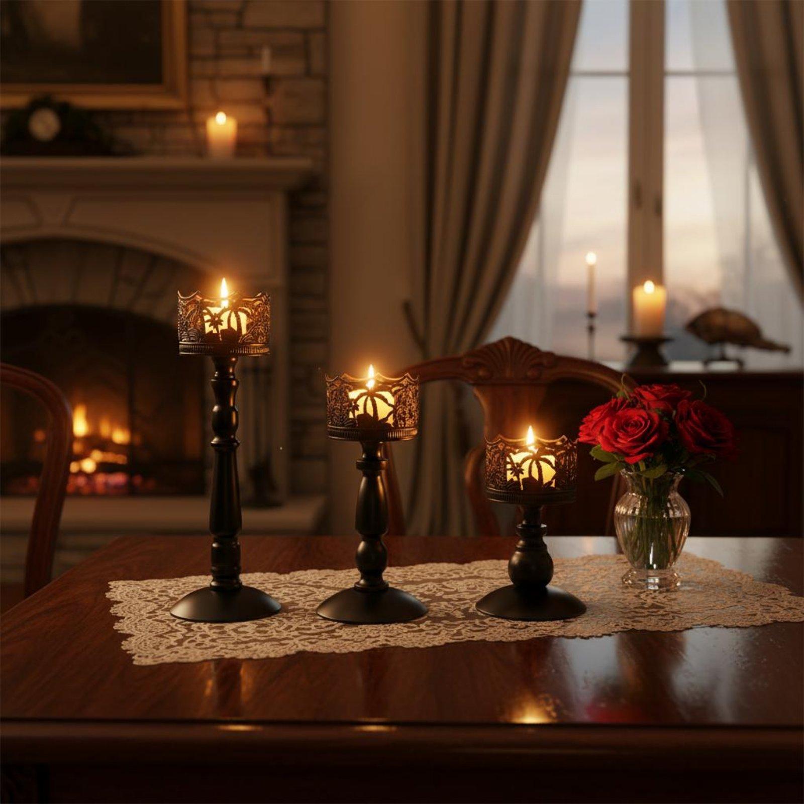 Ensemble de chandeliers en fer - Candle Holder Set avis et prix