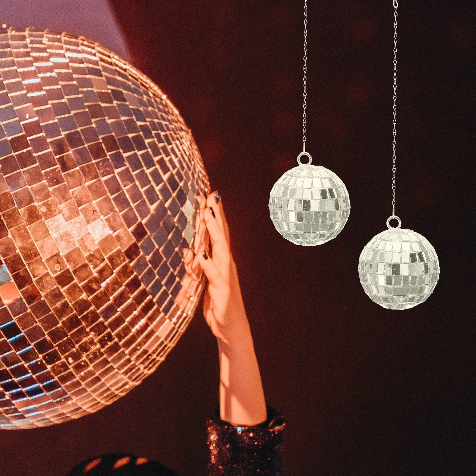 Boules disco suspendues, 10 pi - Disco Ball Mirror avis et prix