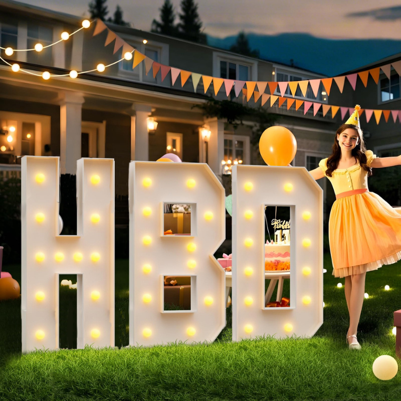 Lettres lumineuses DIY de 120  - Light Up Letters Marquee avis et prix