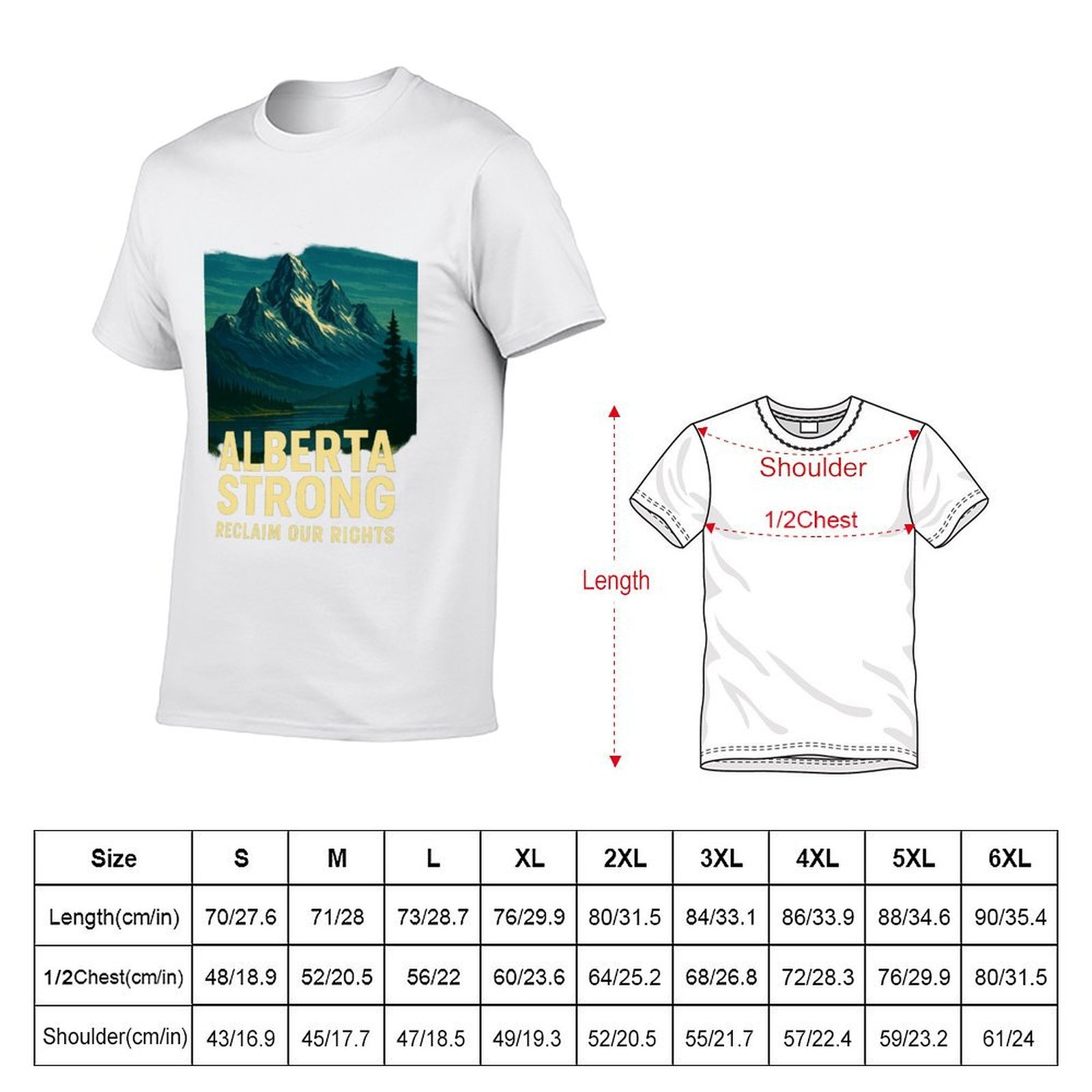 Alberta Strong T-Shirt Casual  - Alberta Lighting & Decor Edmonton Ab avis et prix