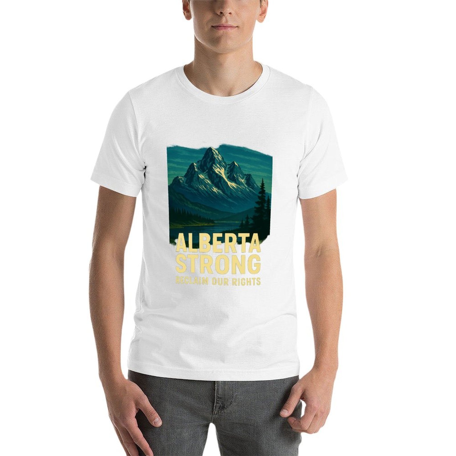 Alberta Strong T-Shirt Casual  - Alberta Lighting & Decor Edmonton Ab avis et prix