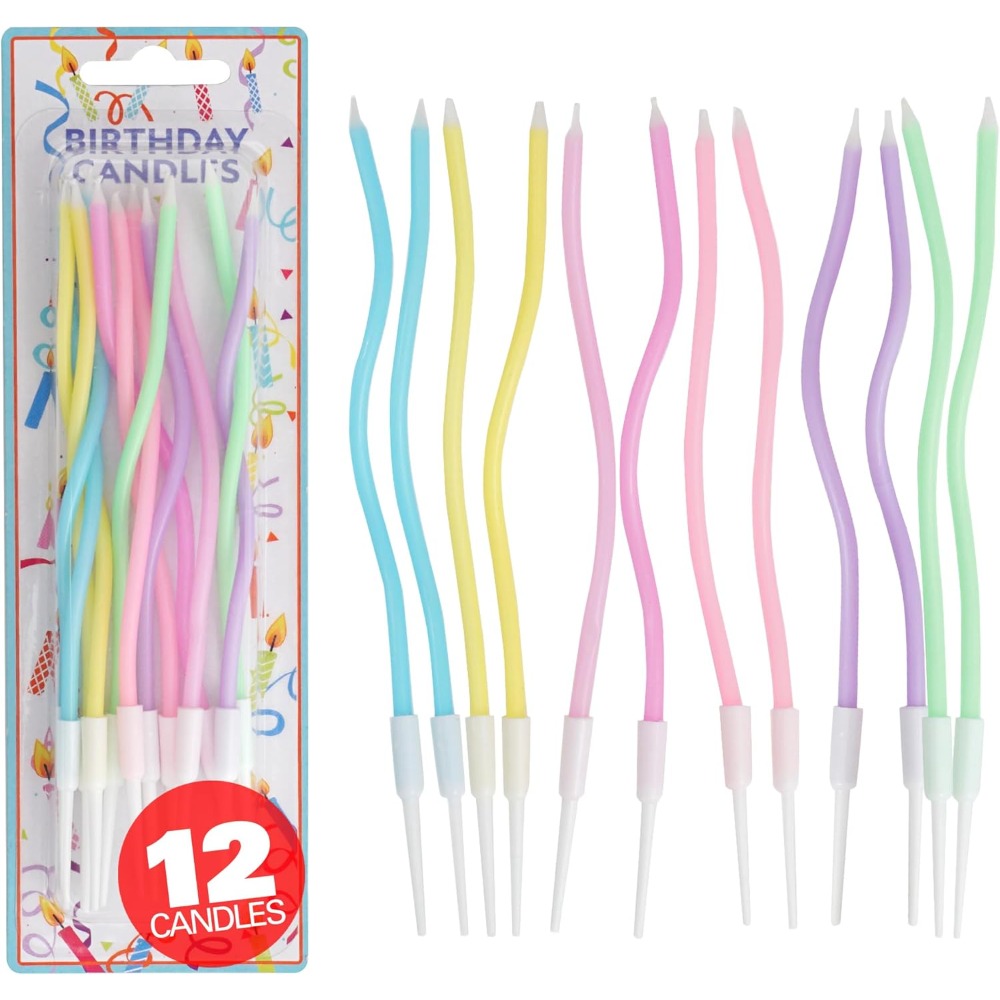 Ensemble de 12 bougies d'anniv - Candle Holder Set avis et prix