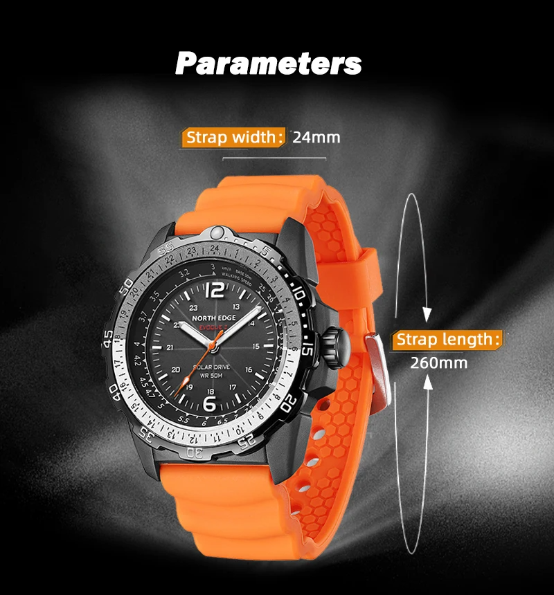 NORTH EDGE EVOQUE 2 Montre mil - Lantern Paper Solar avis et prix
