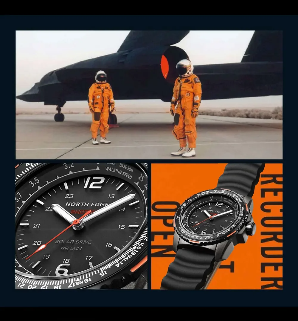 NORTH EDGE EVOQUE 2 Montre mil - Lantern Paper Solar avis et prix