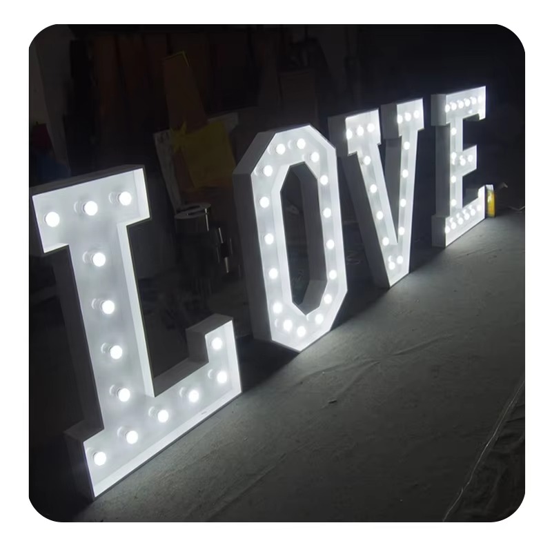 Décor Marry Me lumières chapit - Light Up Letters Marquee avis et prix