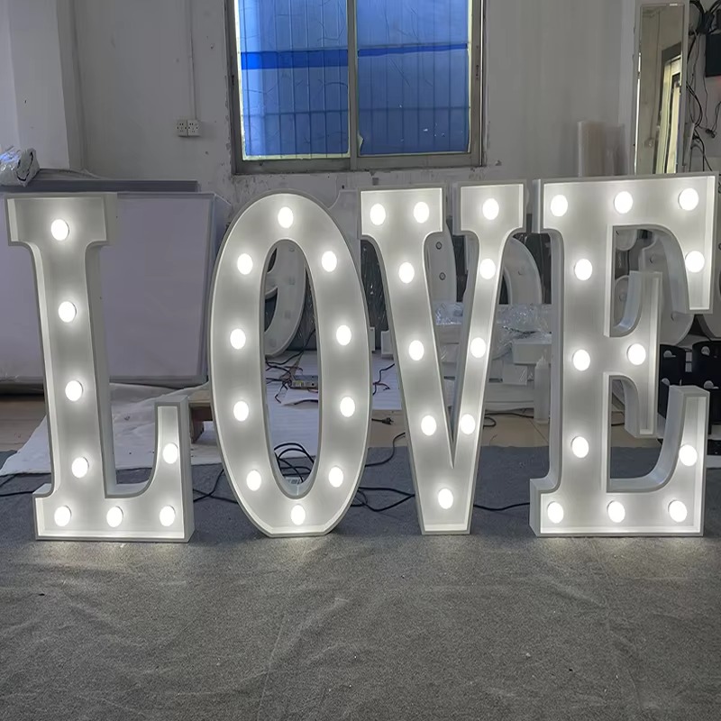 Décor Marry Me lumières chapit - Light Up Letters Marquee avis et prix