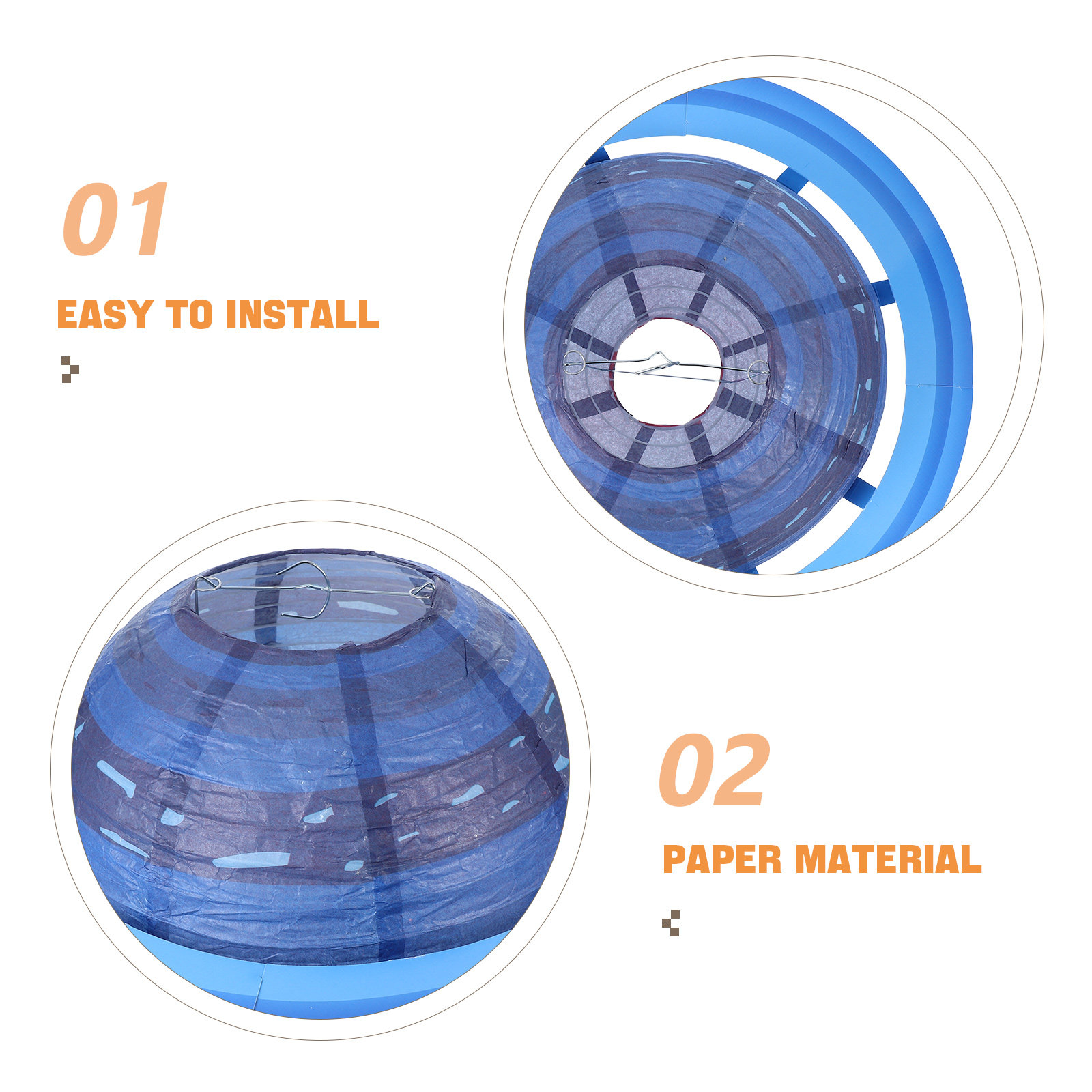 4 lanternes en papier en forme - Lantern Paper Solar avis et prix