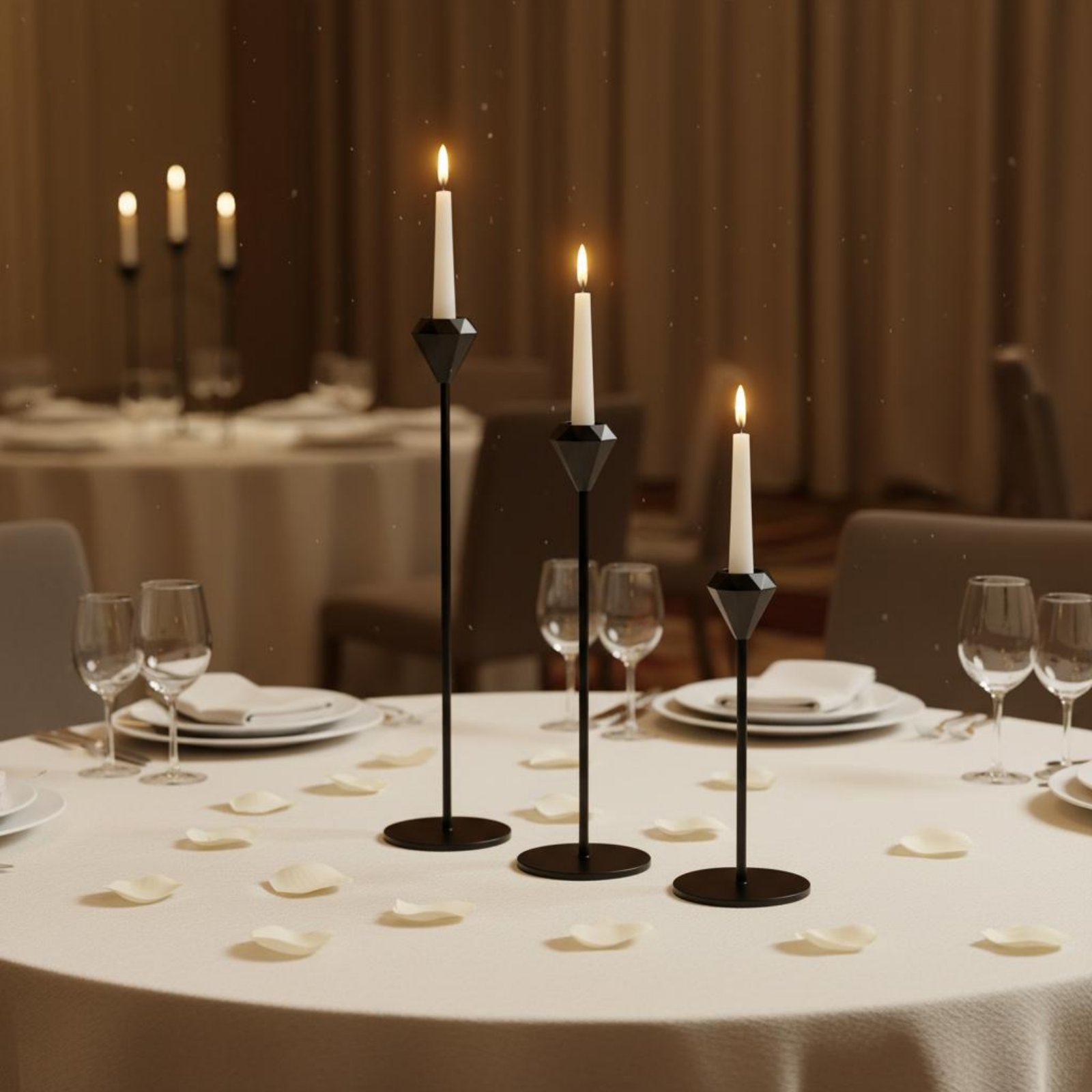 Ensemble de 3 chandeliers en c - Candle Holder Set avis et prix