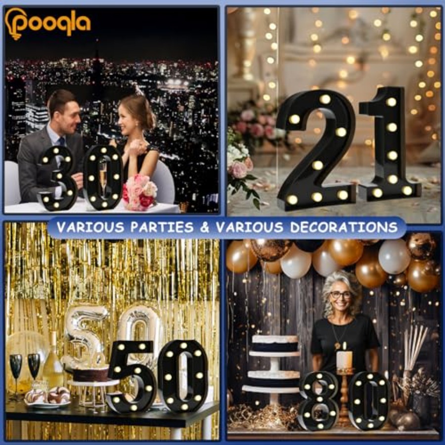 Lettres et chiffres décoratifs - Light Up Letters Marquee avis et prix