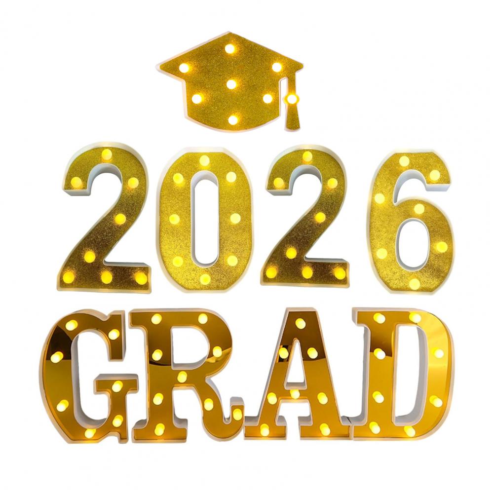 8/9 pièces 2026 Grad Light-up  - Light Up Letters Marquee avis et prix