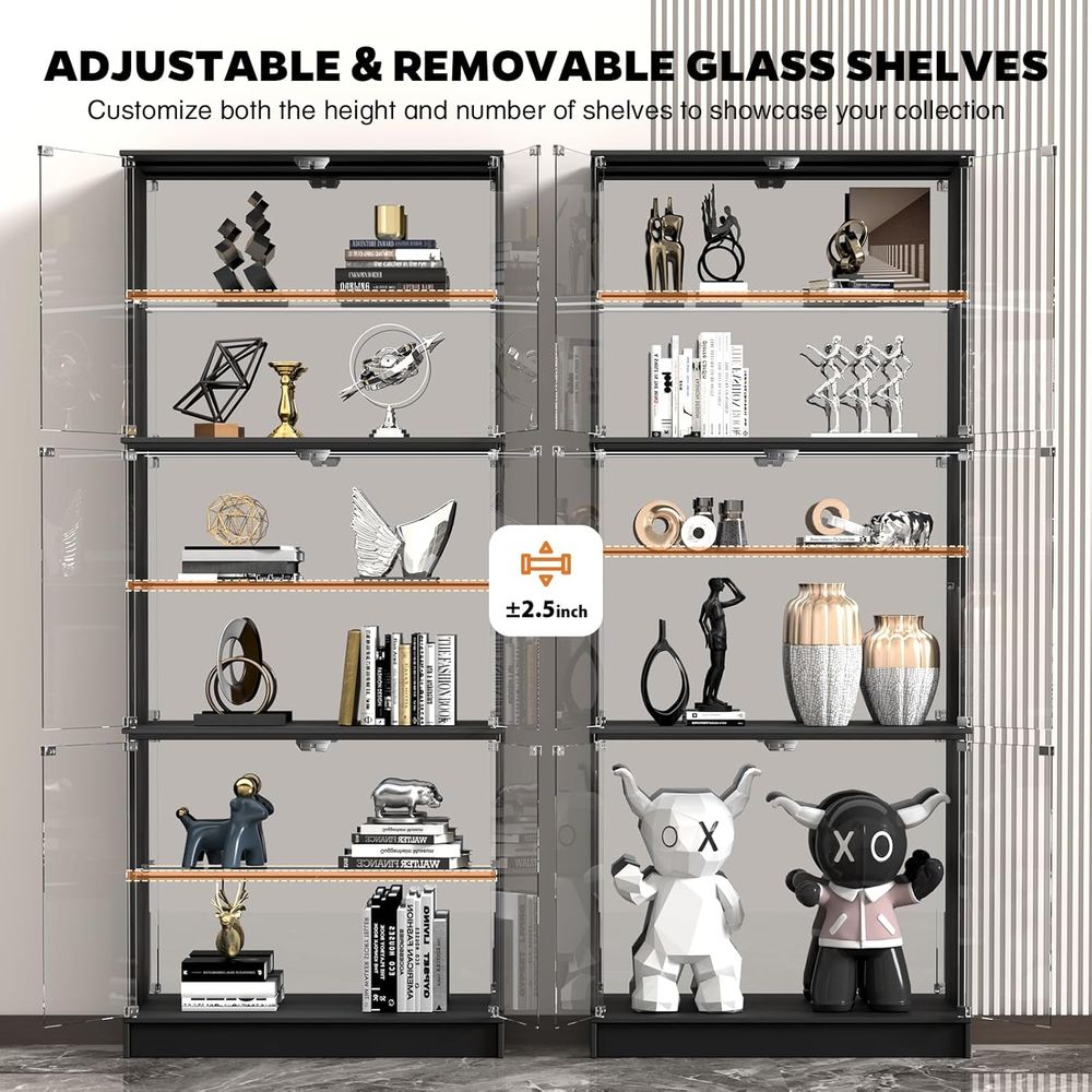 Vitrine à 6 niveaux de 71 pouc - Lighting & Home Decor Studio Photos avis et prix