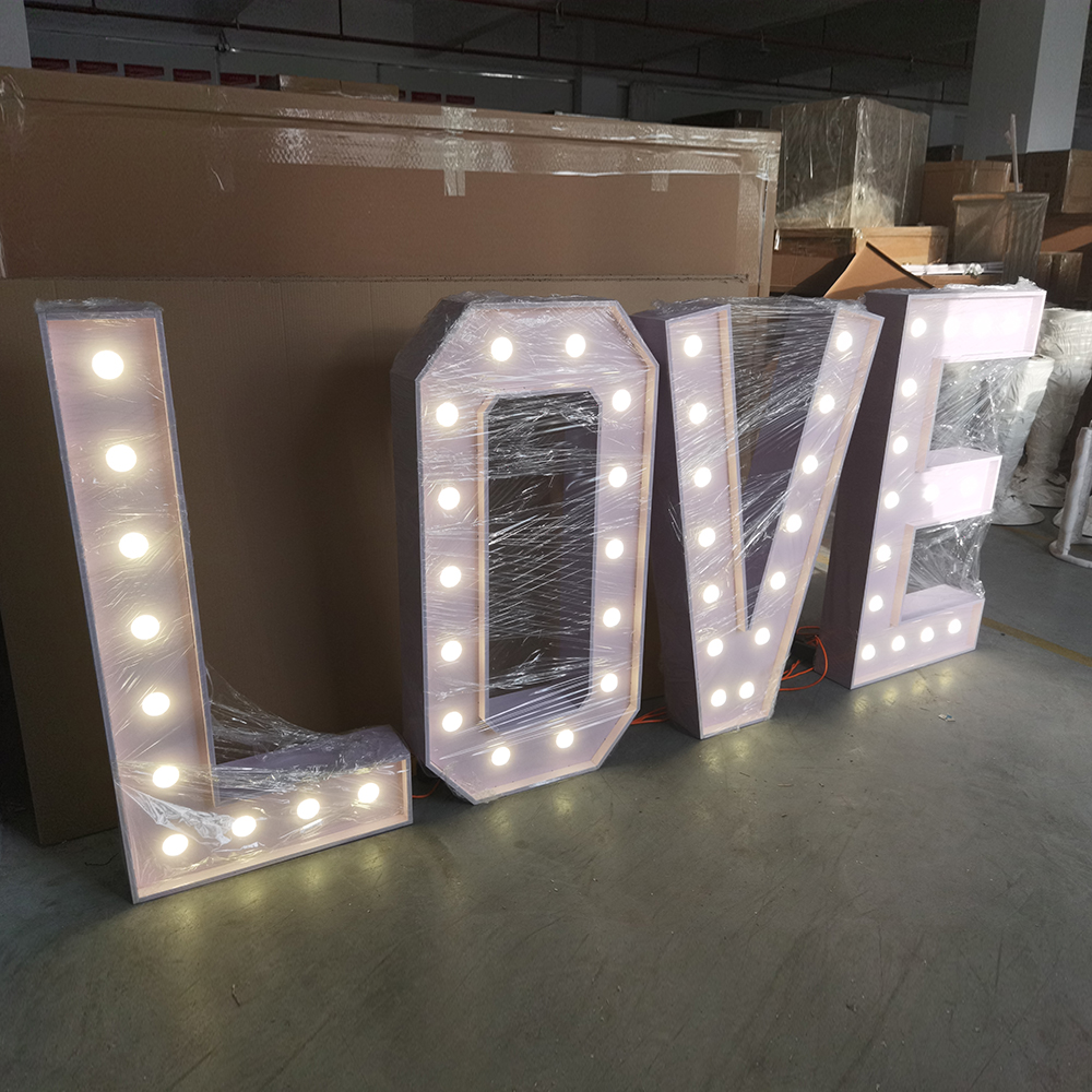 chapiteau éclairer lettre led  - Light Up Letters Marquee avis et prix