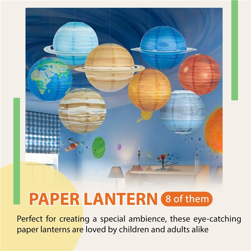 A93Z 8 lanternes en papier sur - Lantern Paper Solar avis et prix