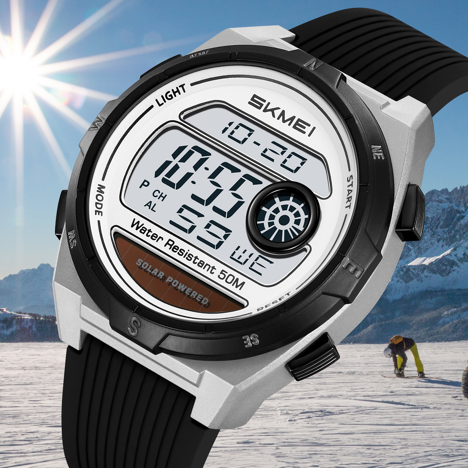 Montre digitale solaire SKMEI  - Lantern Paper Solar avis et prix
