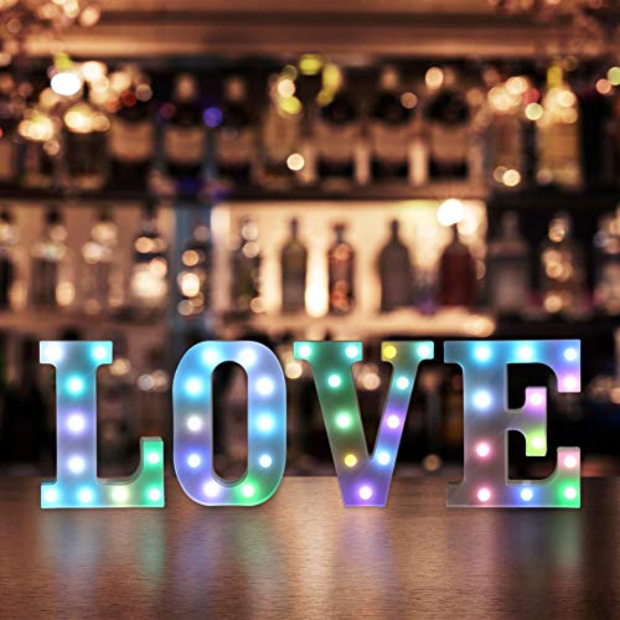 Lampes à lettres LED avec télé - Light Up Letters Marquee avis et prix