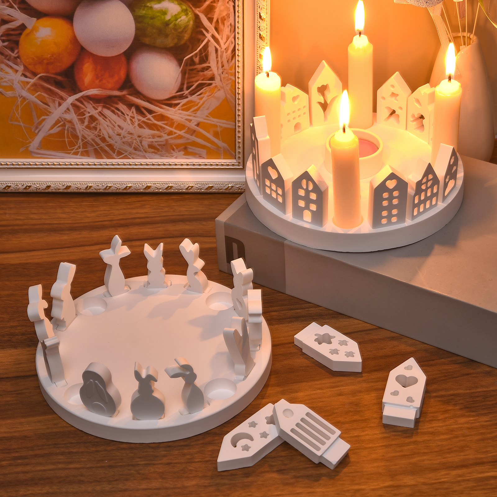 Bougeoir en forme de lapin, ma - Candle Holder Set avis et prix