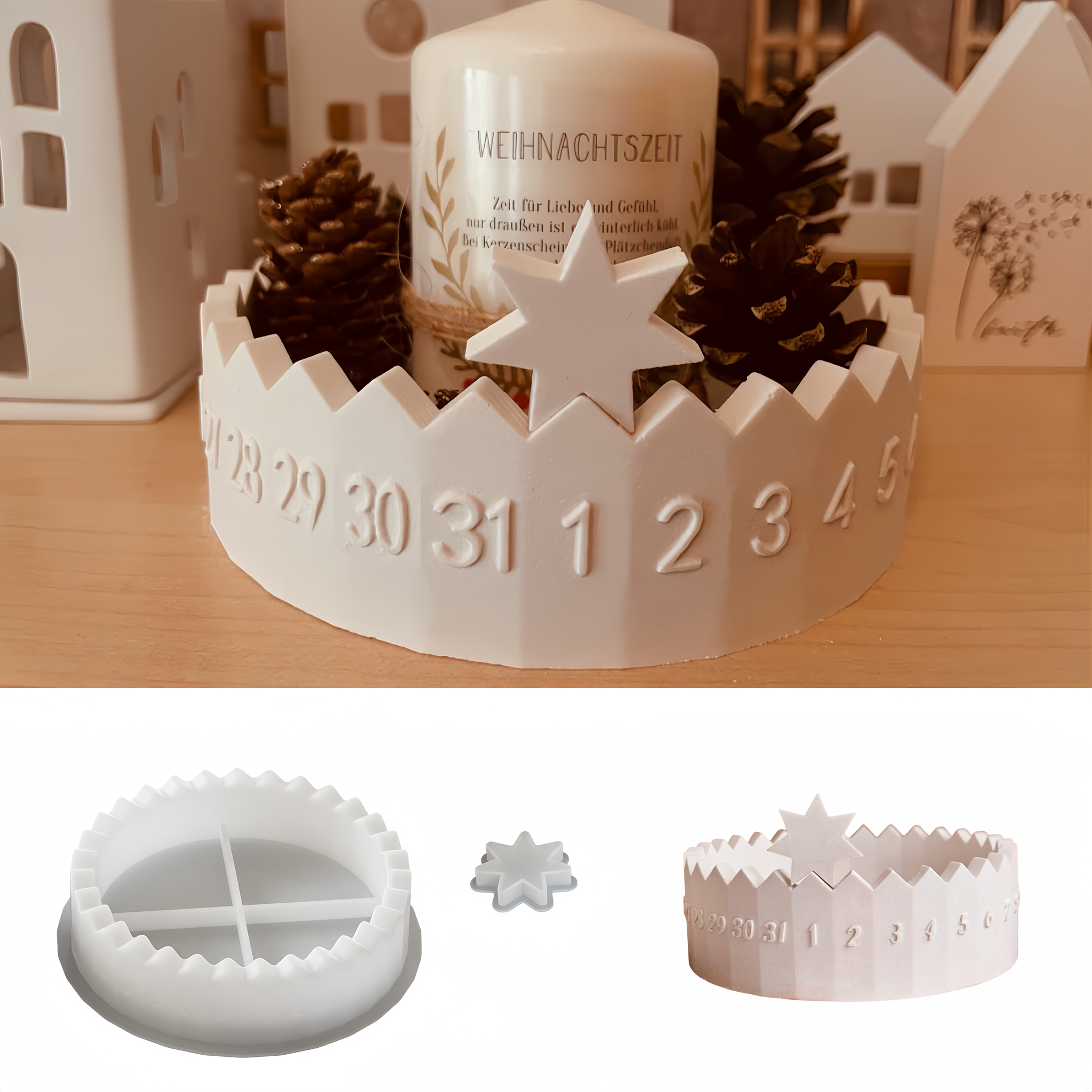 1 ensemble de moules en Silico - Candle Holder Set avis et prix