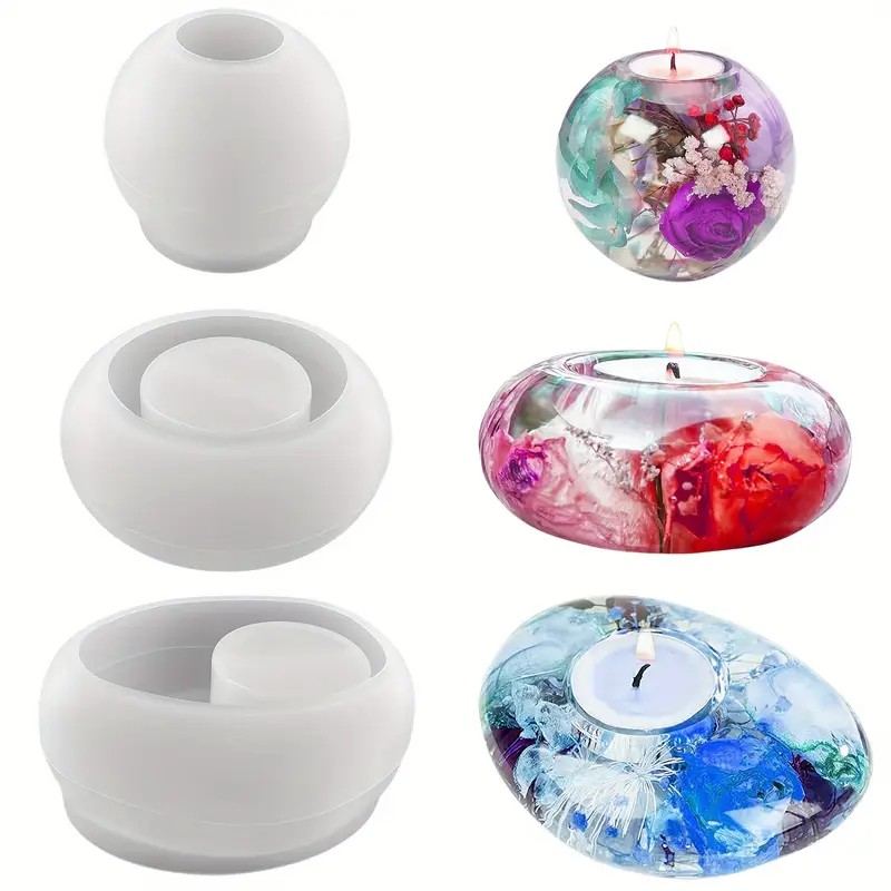 Moule en résine de Silicone de - Candle Holder Set avis et prix