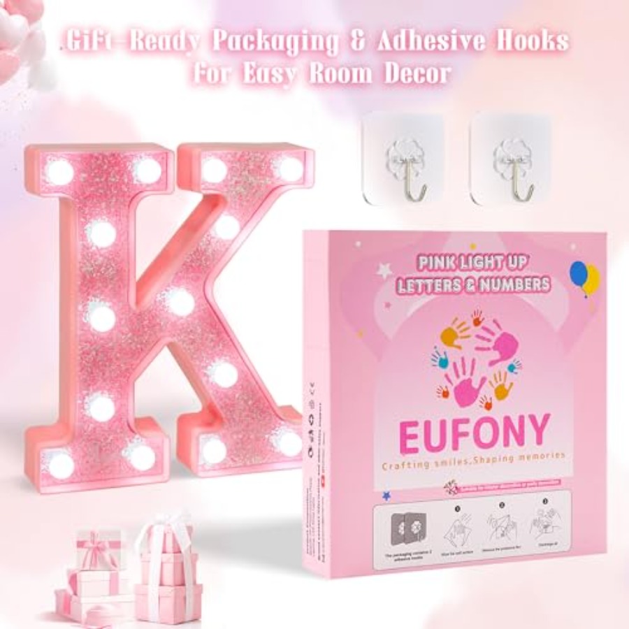 Lettres lumineuses roses, lett - Light Up Letters Marquee avis et prix