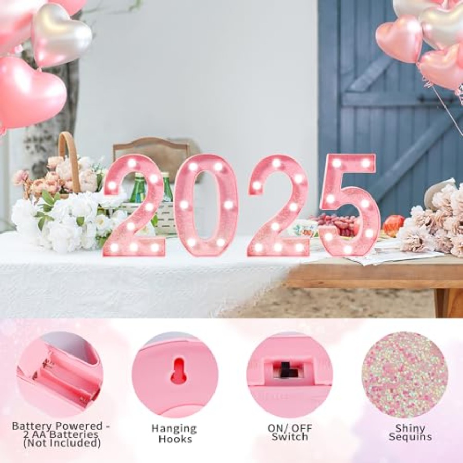 Lettres lumineuses roses, lett - Light Up Letters Marquee avis et prix