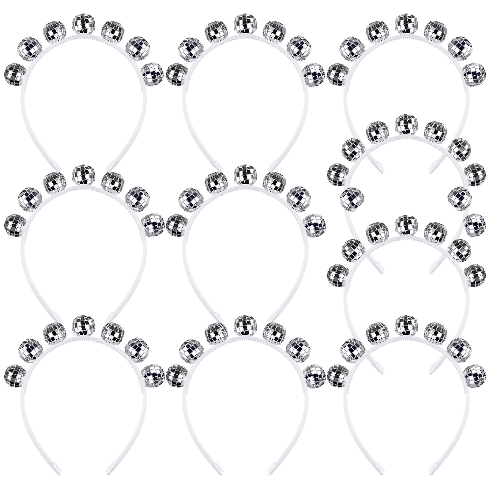 Nouveau lot de 10 serre-têtes  - Disco Ball Mirror avis et prix