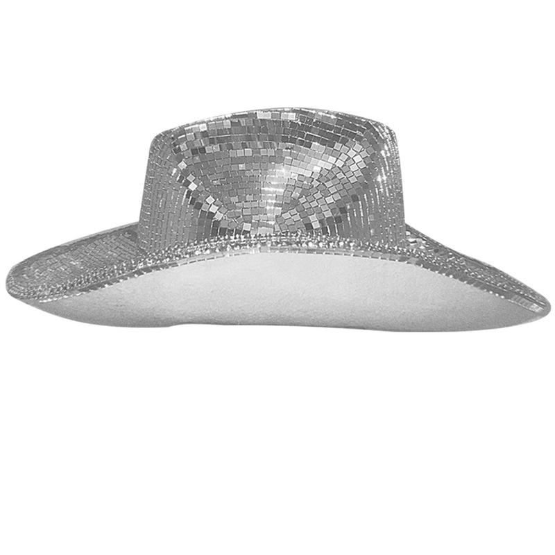 Chapeau de Cowboy Disco Ball,  - Disco Ball Mirror avis et prix