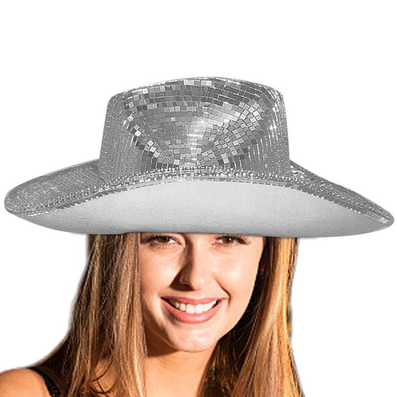Chapeau de Cowboy Disco Ball,  - Disco Ball Mirror avis et prix