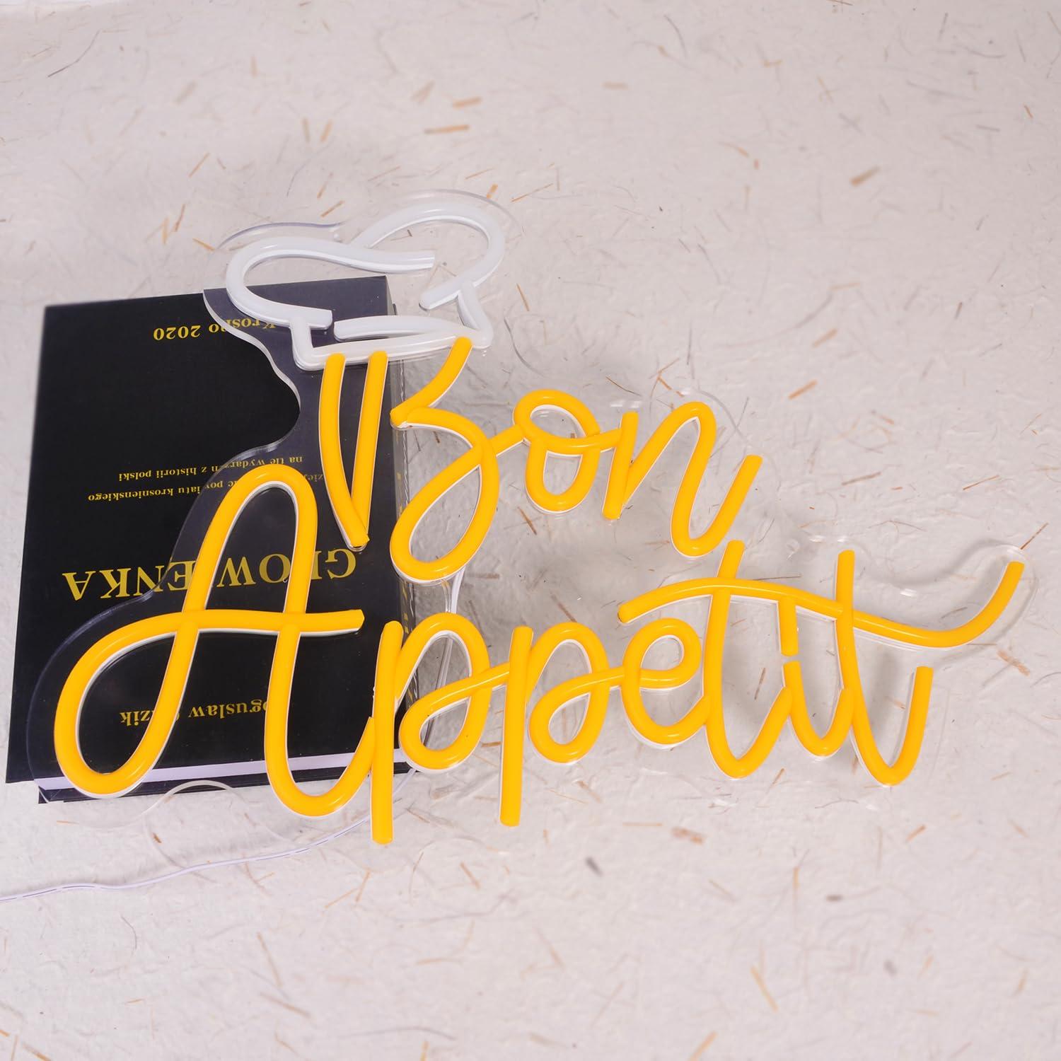 Enseigne néon Bon Appetit Chap - Lighting Decor For Home avis et prix