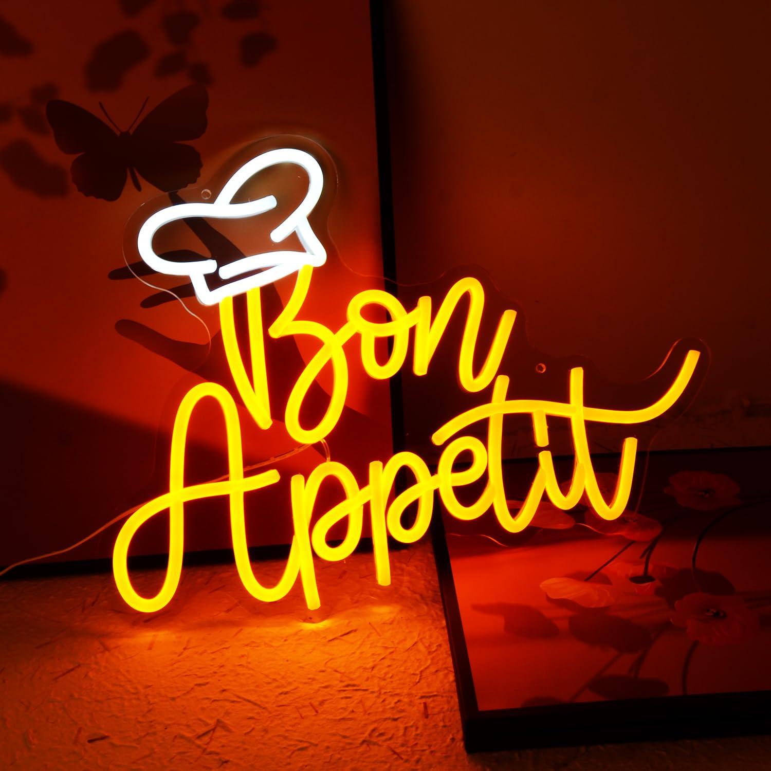 Enseigne néon Bon Appetit Chap - Lighting Decor For Home avis et prix