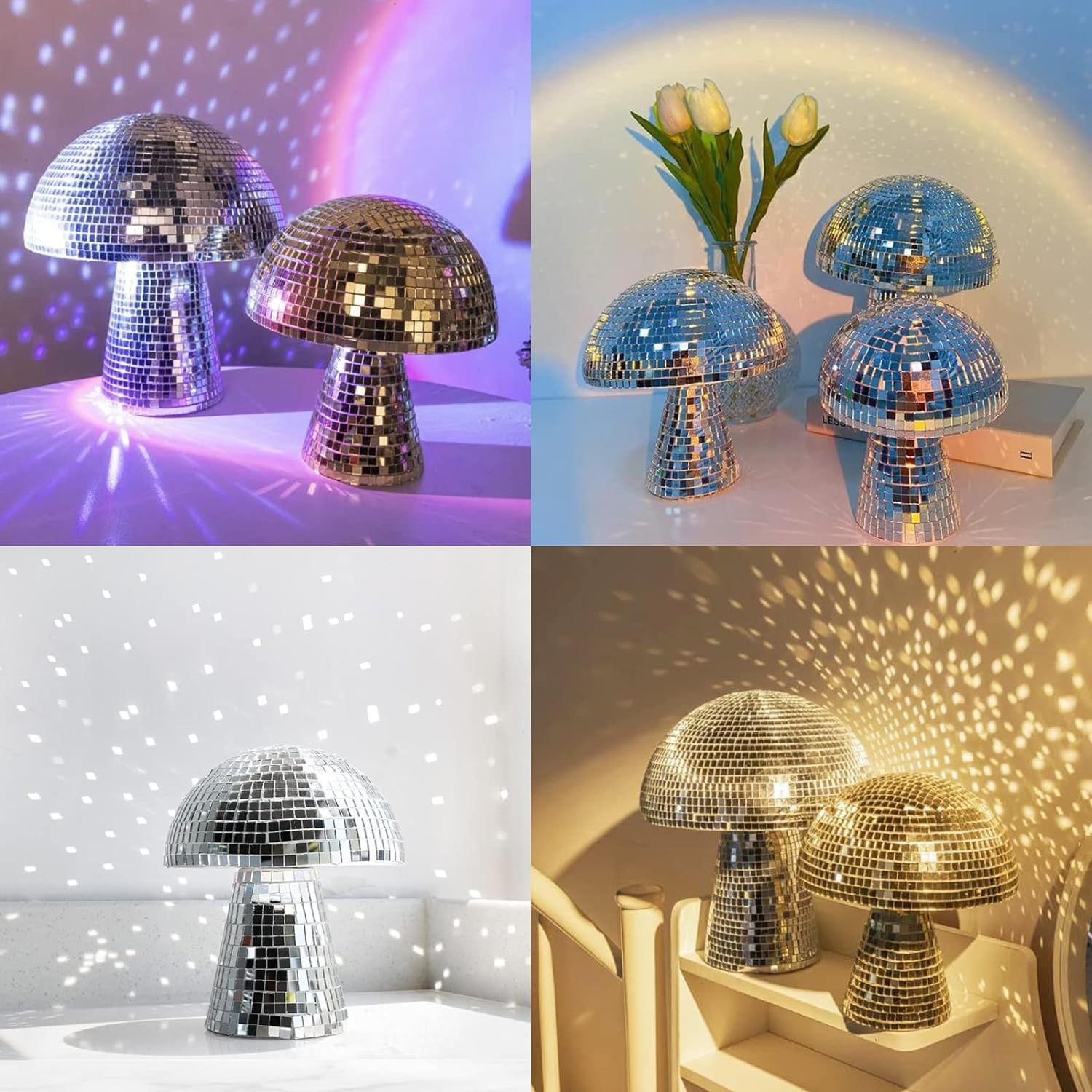 Boule disco en forme de champi - Disco Ball Mirror avis et prix