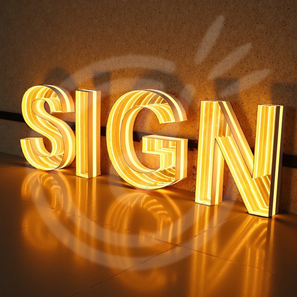 Lettres en relief personnalisé - Lighting Decor Store avis et prix