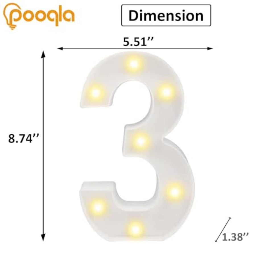 Lettres et chiffres décoratifs - Light Up Letters Marquee avis et prix