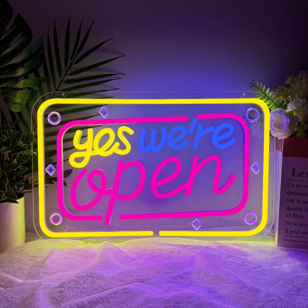 Enseigne néon « Oui, nous somm - Lighting Decor Store avis et prix