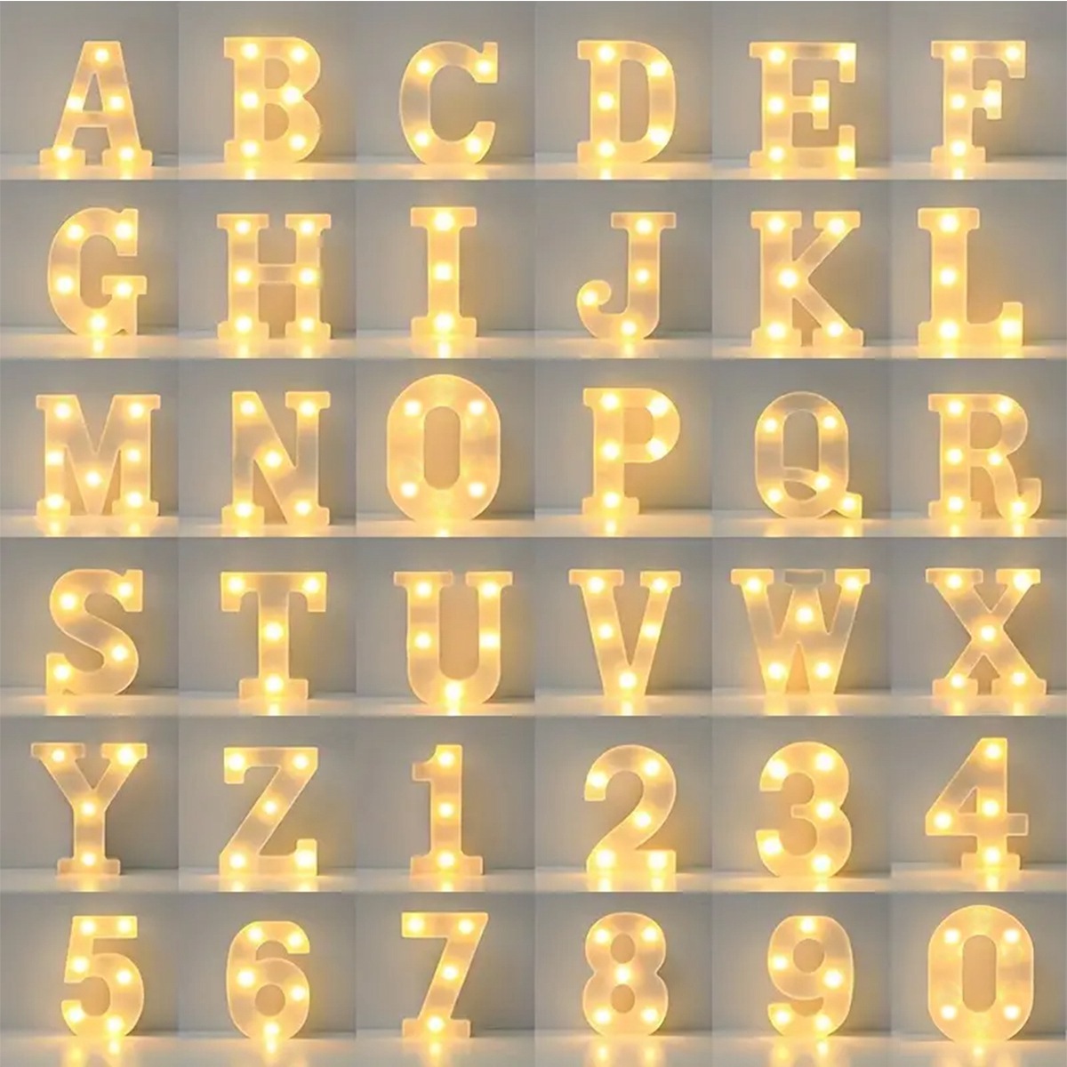 1 pièce – Enseigne lumineuse L - Light Up Letters Marquee avis et prix